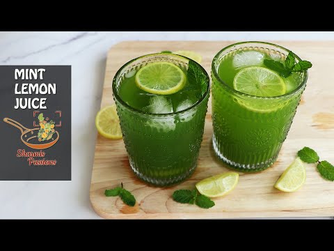 Lemon Mint Juice Recipe | Mint Lemon Cooler Recipe